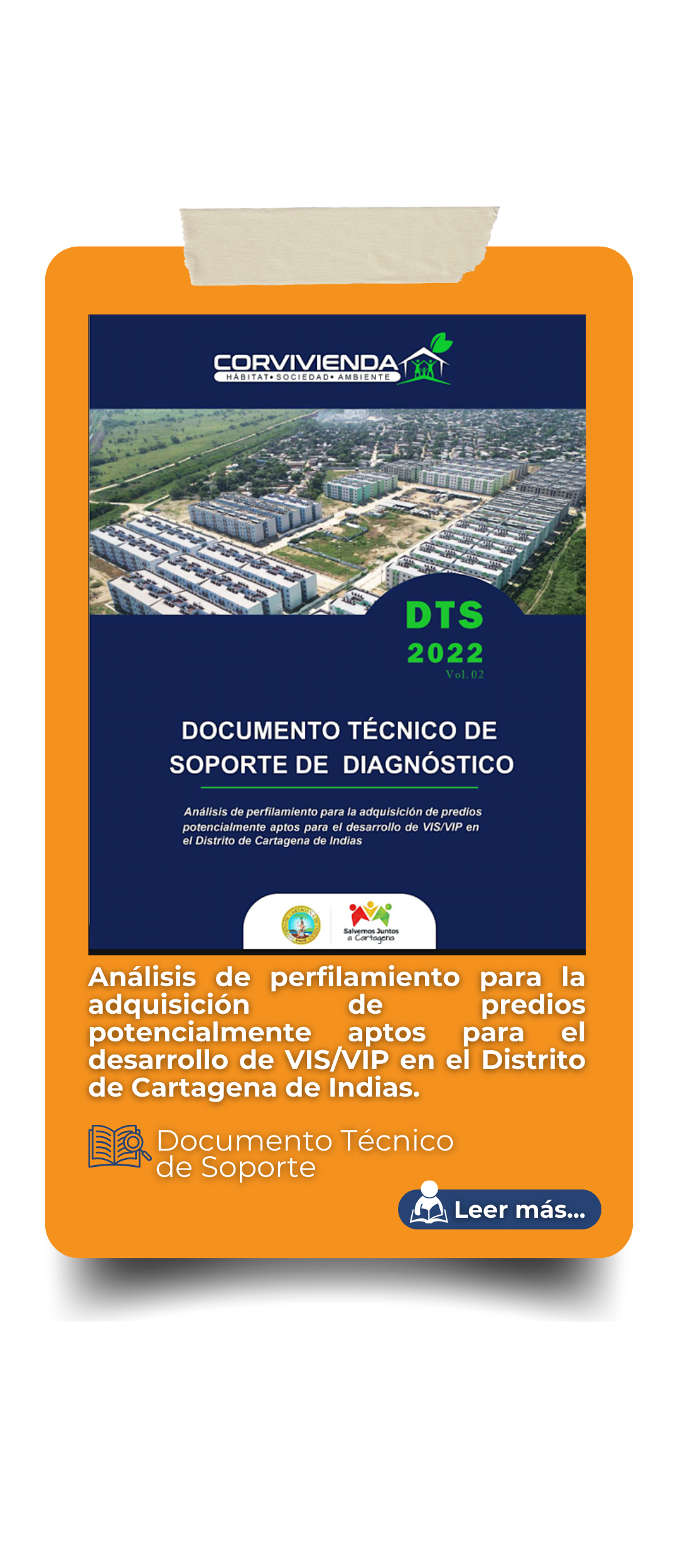DTS 2. Análisis de perfilamiento para la adquisición de predios potencialmente aptos para el desarrollo de VIS/VIP en el Distrito de Cartagena de Indias