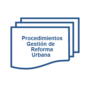 botón Procedimientos Gestión de Reforma Urbana