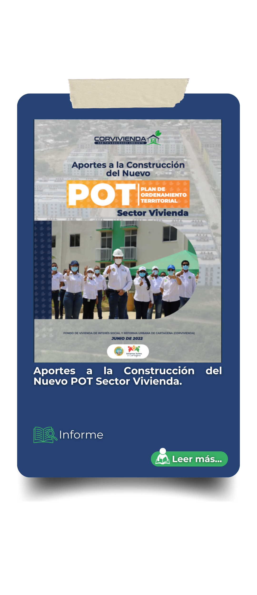 Aportes a la construcción del nuevo Plan de Ordenamiento Territorial Sector Vivienda