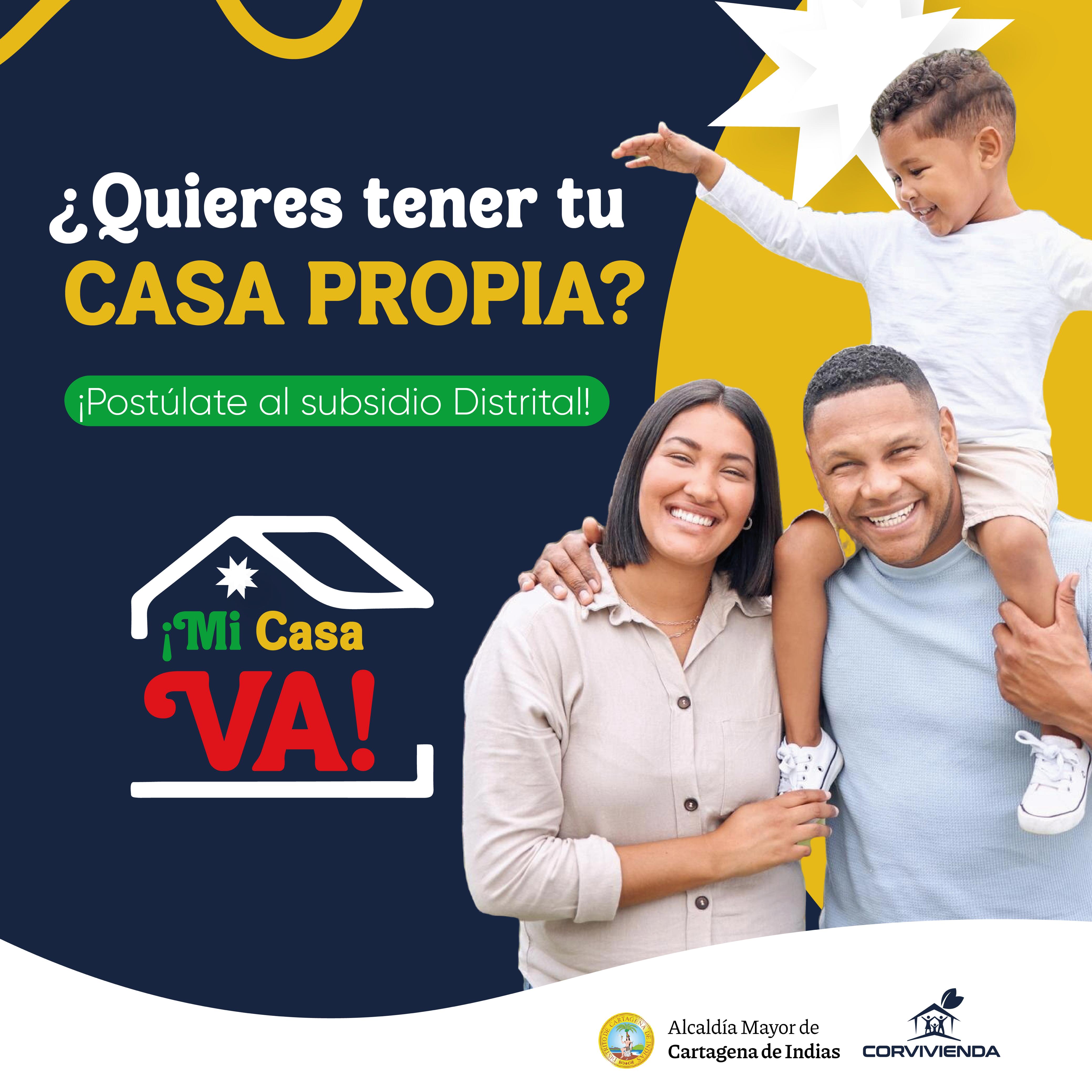 Los cartageneros SI tienen oportunidad y subsidio para comprar su vivienda nueva