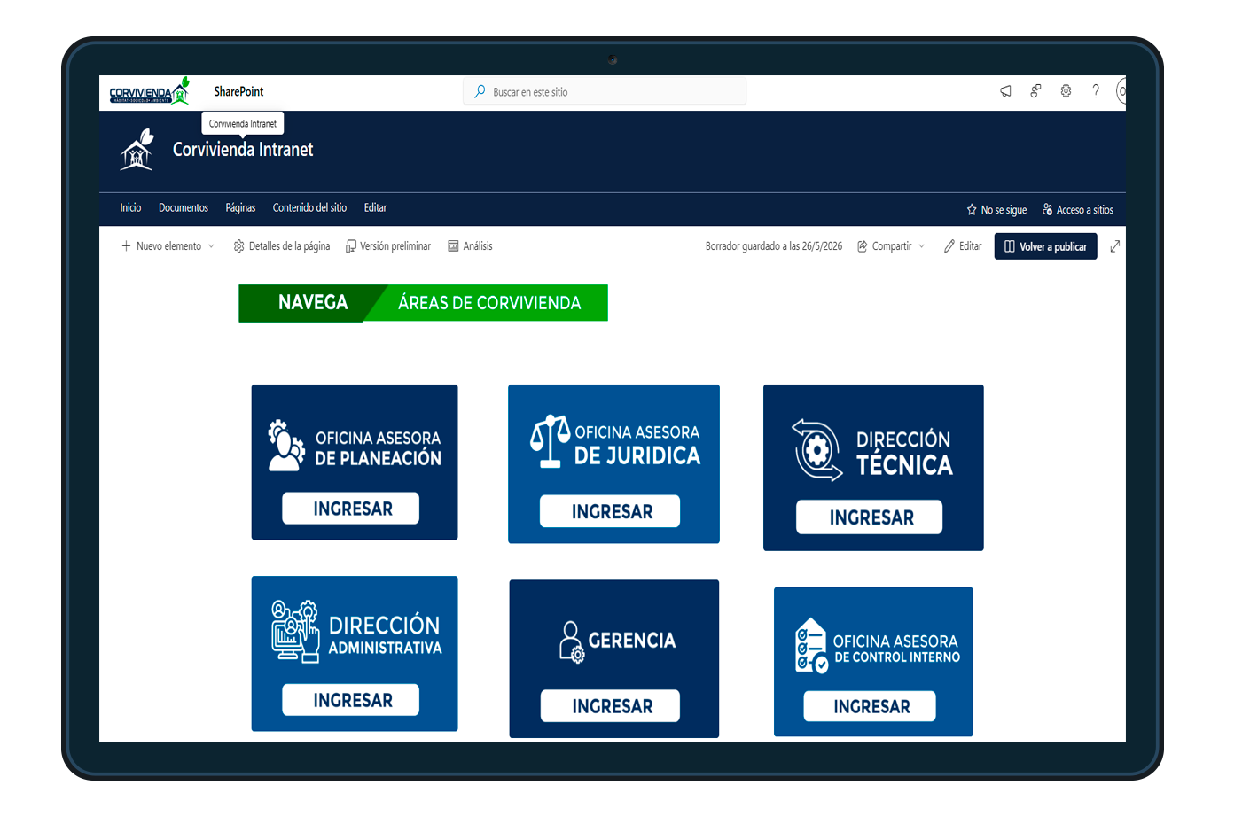 Intranet Corvivienda