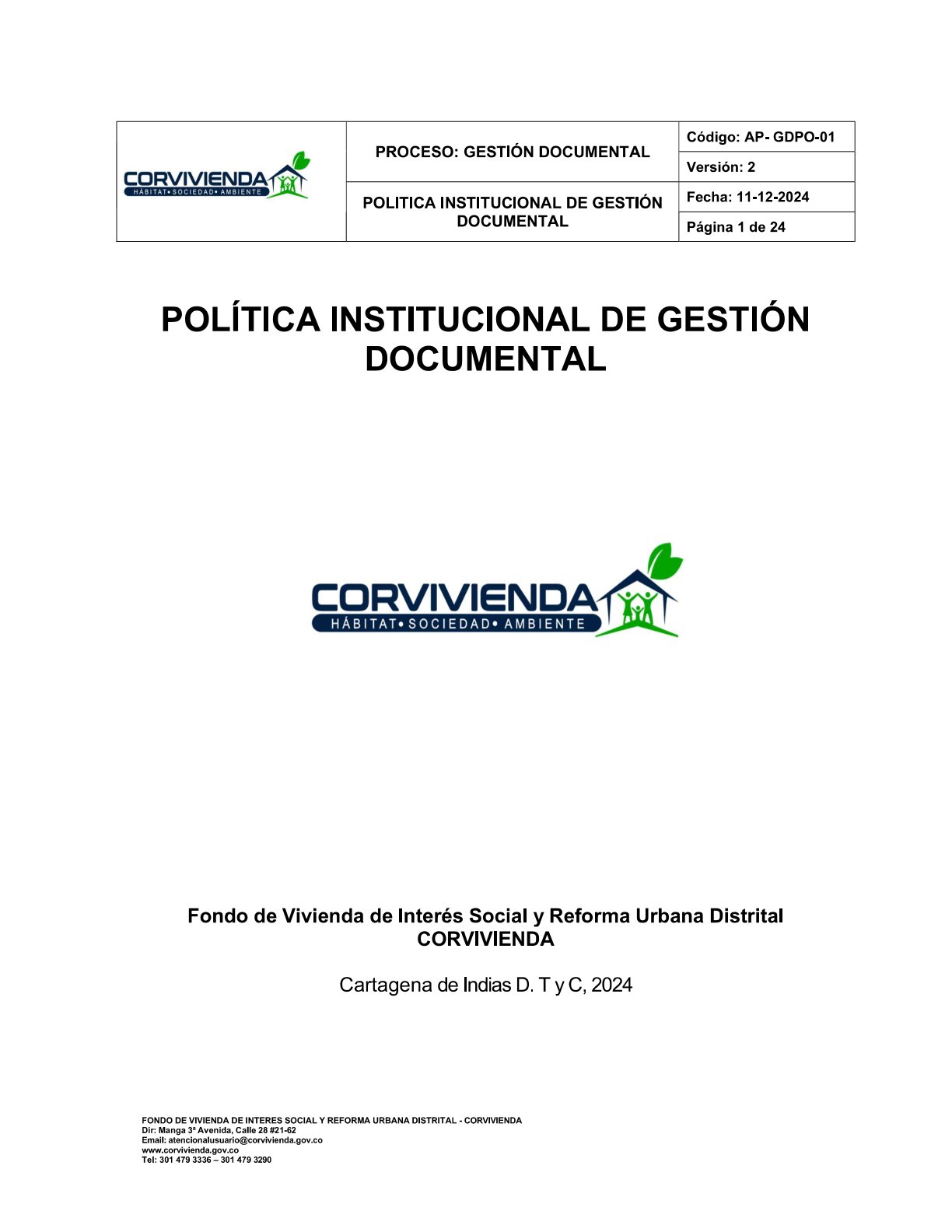 Guía De Implementación Política Gestión Documental