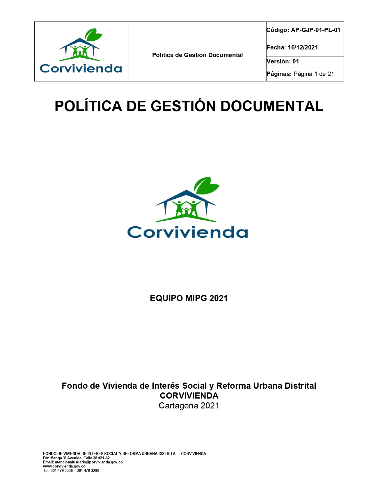 Guía De Implementación Política Gestión Documental