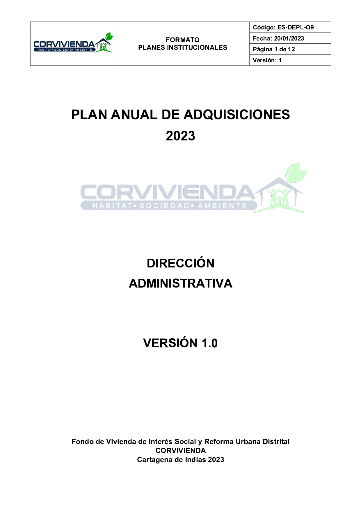 plan anual adquisiciones 2023